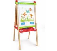 HaPe International Chevalet d'extérieur pour jeunes artistes, bois 2 faces, hauteur réglable