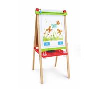 Chevalet tout-en-un - HAPE - Hape E2016 - Double face - Tableau noir magnétique - Réglable en hauteur