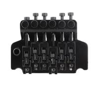 Chevalet Trémolo à Double Verrouillage Floyd Rose pour Guitare électrique - Système Vibrato pour des Performances Améliorées - Or, Argent et Noir (BLACK)
