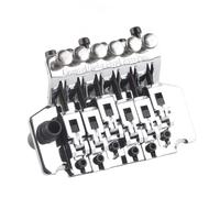 Chevalet Trémolo à Double Verrouillage Floyd Rose pour Guitare électrique - Système Vibrato pour des Performances Améliorées - Or, Argent et Noir (SILVER)