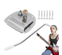 Chevalet vibrato pour guitare électrique - En de zinc - Accessoire pour instruments à cordes avec cordier vintage - Remplacement pour une utilisation exigeante