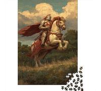 Chevalier à Cheval 70x50cm/1000pcs Puzzles Adaptés Aux Adultes Et Aux Personnes Âgées De 14 Ans Et Plus