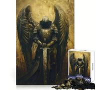 Chevalier angélique Puzzle 1000 pièces pour Adultes Jeu de logique Loisirs agréables Bords Nets (50x75cm)