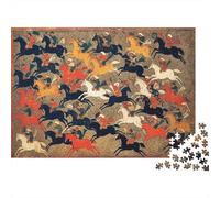 Chevalier Arabe,Puzzles pour Adultes 1000pcs (75x50cm),Jeux De Défi Fond d'écran médiéval