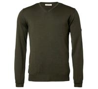 Chevalier - Aston V-Neck Merino Pullover - Pull en laine mérinos - XL - dark green