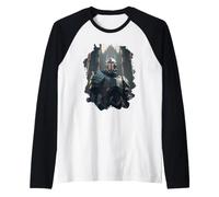 Chevalier Astronaute du Futur au Moyen Âge Manche Raglan