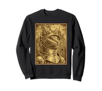 Chevalier Chat Siamois Vintage médiéval Fantaisie félin Sweatshirt