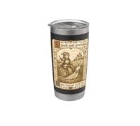 Chevalier chevauche l'escargot Marginalia Buhurt HEMA Larp Gobelet isotherme en acier inoxydable double paroi