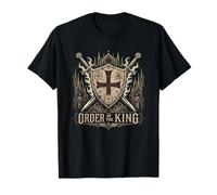 Chevalier croisé médiéval de l'ordre du Roi T-Shirt