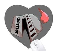 Chevalier d 'animation Jeux de tapis de souris en forme de coeur