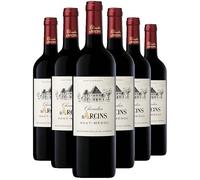 Chevalier d'Arcins - AOP Haut Médoc - Vin Rouge de Bordeaux - Lot de 6 bouteilles x 75 cl