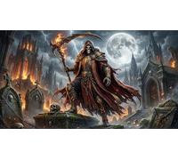 Chevalier de l'enfer Puzzle 1000 Pièces Adultes Et Enfants,Premium,Carton,Casse-tête,Jeu Éducatif Faucheur,Déco Murale, Dès 14 Ans,Anti-Stress,Détente,Défi 52x38cm