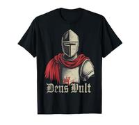 Chevalier Deus Vult Templier Croisé T-Shirt