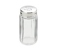 Chevalier Diffusion Salière Verre cannelé+INOX 18/10