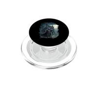 Chevalier en Orage avec Pluie PopSockets PopGrip pour MagSafe