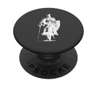 Chevalier Épée et Bouclier Guerrier PopSockets PopGrip Adhésif