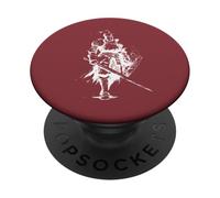 Chevalier Épée et Bouclier Guerrier PopSockets PopGrip Adhésif