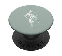 Chevalier Épée et Bouclier Guerrier PopSockets PopGrip Adhésif