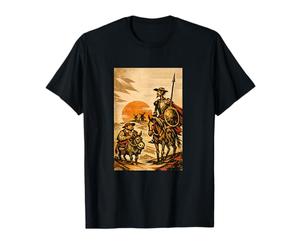Chevalier Errant Don Quichotte Sancho Panza Littérature T-Shirt