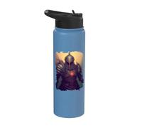 Chevalier fantastique épique un héros dans l'ombre Stainless Steel Insulated Water Bottle