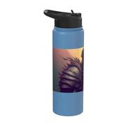 Chevalier fantastique épique un héros dans l'ombre Stainless Steel Insulated Water Bottle