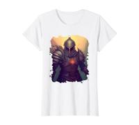 Chevalier Fantastique épique Un héros dans l'ombre T-Shirt Graphique avec Valeur