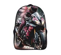 chevalier féerique sacs à dos imprimé en 3d adolescent et adulte solide et robuste moto sac à dos d'école 2 compartiment homme femme sac scolaire de voyage-16,pour l'école les voyages les affaires
