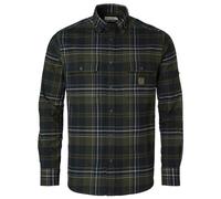 Chevalier - Heron Flannel Shirt - Chemise - M - october green checked