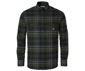 Chevalier - Heron Flannel Shirt - Chemise - S - october green checked