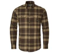 Chevalier - Heron Flannel Shirt - Chemise - S - soil brown checked