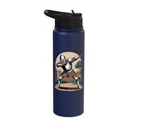 Chevalier médiéval drôle Stainless Steel Insulated Water Bottle
