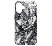 Chevalier, Mort et Diable Albrecht Durer Art Gothique Coque pour iPhone 16