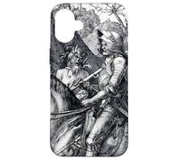 Chevalier, Mort et Diable Albrecht Durer Art Gothique Coque pour iPhone 16 Plus