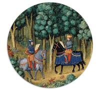 Chevalier Normand Cadeau Unique Décoration Intérieure Moyen-âge Miniature Illustration Jeu ÉduChatif Challenge Toy Adultes & Enfants des 14 Ans 1000pcs (67.5x67.5cm)