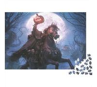 Chevalier sans tête Puzzle 1000 Pièces Educa Jouet en Bois Cadeau Unique De l'art De La Décoration Full Moon Jeu Éducatif Challenge Toy Adultes Et Enfants À Partir De 14 Ans 1000pcs (75x50cm)