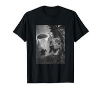 Chevalier sans tête Teckel et OVNI Halloween T-Shirt Graphique avec Valeur