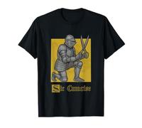 Chevalier Sir Cumcise Jeu de Mots médiéval drôle T-Shirt