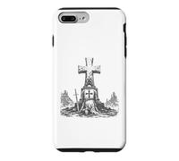 Chevalier templier à Genoux à la Croix chrétienne Coque pour iPhone 7 Plus/8 Plus