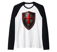 Chevalier Templier Chrétien Guerrier de Dieu Croisé Manche Raglan