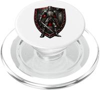 Chevalier Templier Chrétien Guerrier de Dieu Croisé PopSockets PopGrip pour MagSafe