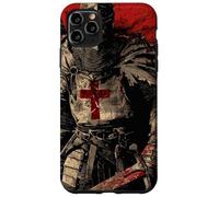 Chevalier Templier Chrétien Guerrier de Dieu Crusader Cadeau Coque pour iPhone 11 Pro Max