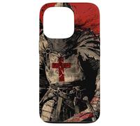 Chevalier Templier Chrétien Guerrier de Dieu Crusader Cadeau Coque pour iPhone 13 Pro