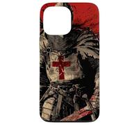 Chevalier Templier Chrétien Guerrier de Dieu Crusader Cadeau Coque pour iPhone 13 Pro Max