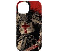 Chevalier Templier Chrétien Guerrier de Dieu Crusader Cadeau Coque pour iPhone 14