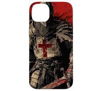Chevalier Templier Chrétien Guerrier de Dieu Crusader Cadeau Coque pour iPhone 14 Plus