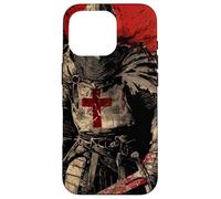 Chevalier Templier Chrétien Guerrier de Dieu Crusader Cadeau Coque pour iPhone 16 Pro