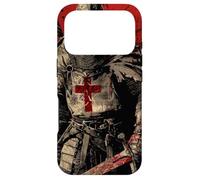 Chevalier Templier Chrétien Guerrier de Dieu Crusader Cadeau Coque pour iPhone 17 Pro