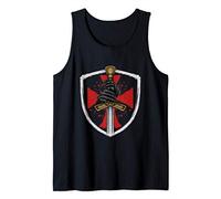 Chevalier Templiers Cadeau Épée et Bouclier Débardeur