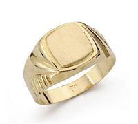 Chevalière 18 carats en or sculpté. Recommandé pour les enfants ou utiliser sur mon petit doigt. - Taille: 18 52