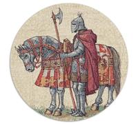 Chevaliers Anglais médiévaux | pour Adultes || 1000pcs (67.5x67.5cm) Puzzles Jeux ÉduChatifs Puzzles De Décoration Intérieure